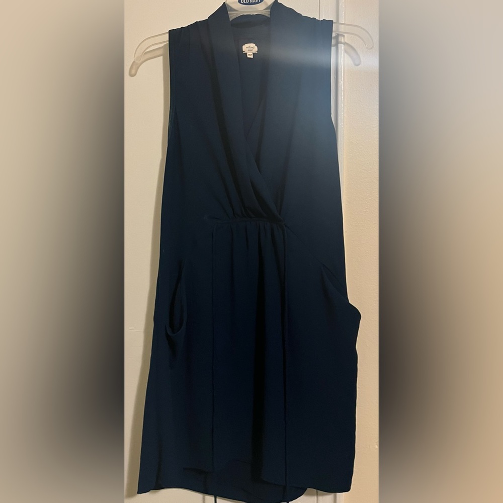 Aritzia Wilfred Sabine cowl-v-neck mini dress size XS